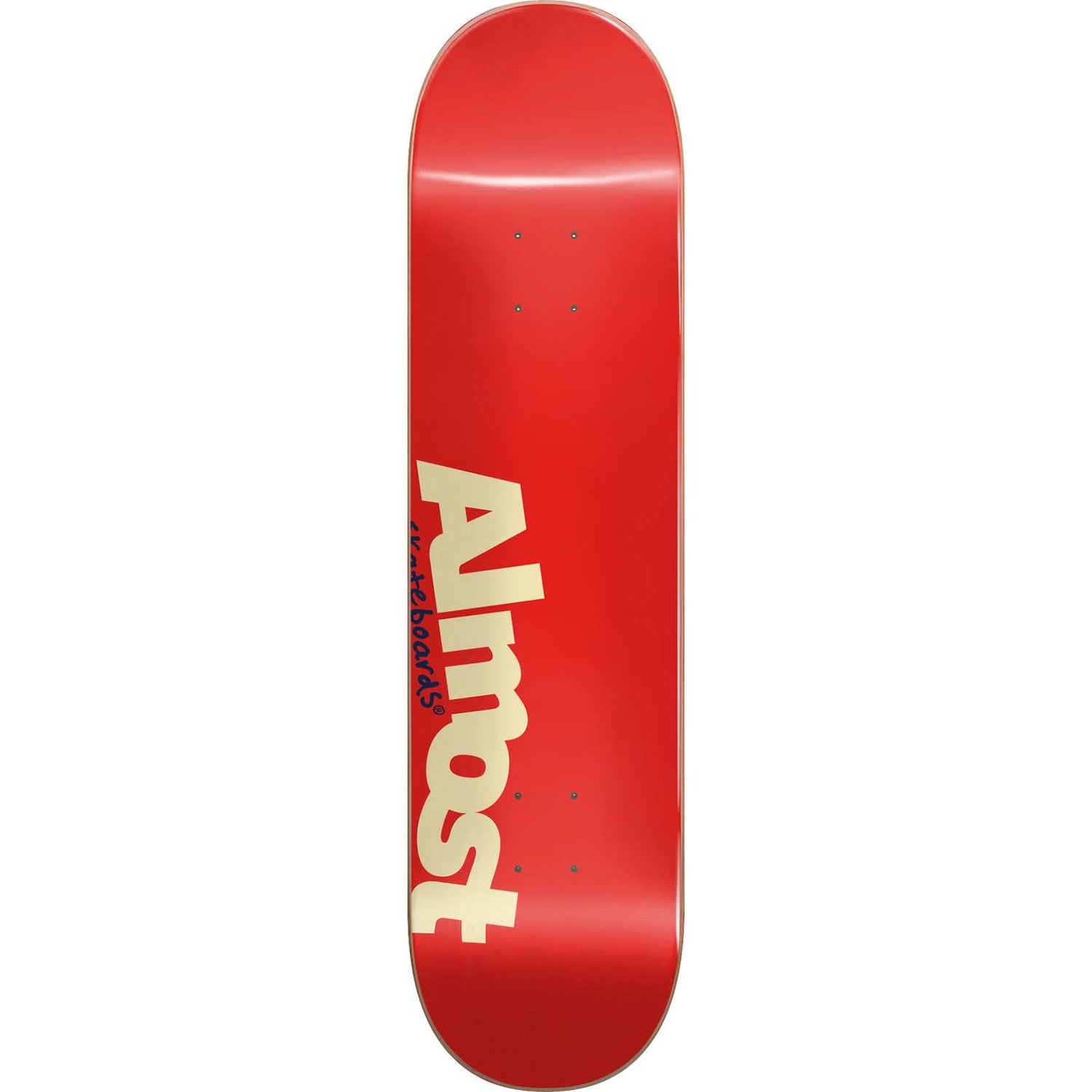 Almost Most Skateboard Deck - Red 8"