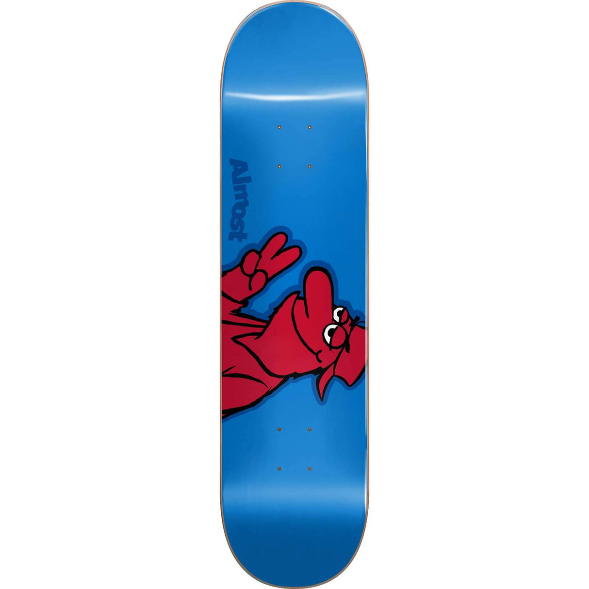 Almost Red Head Skateboard Deck - Blue 8.375"