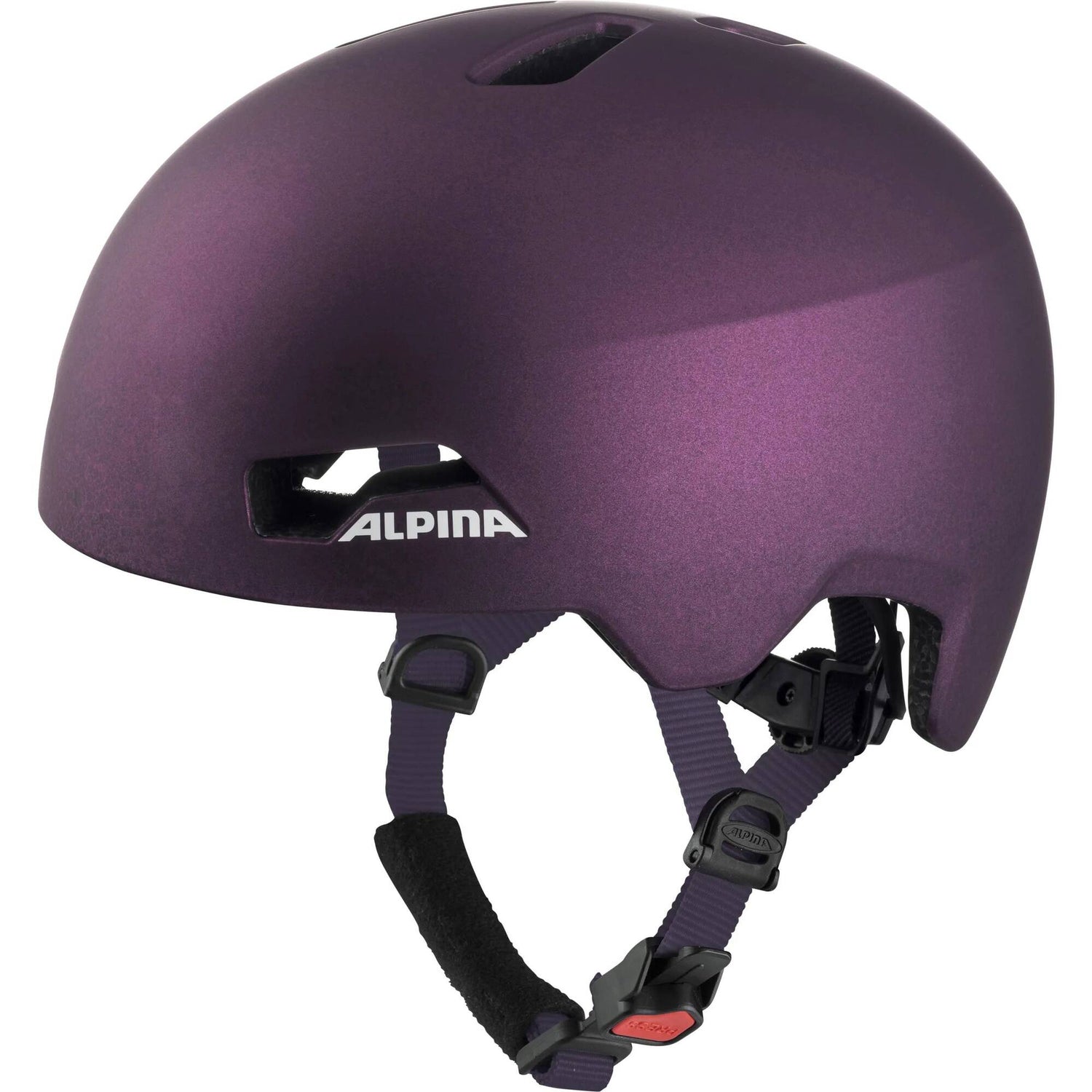Alpina Hackney Bike Helmet - Dark Violet