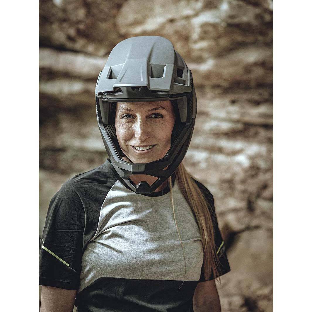 Alpina Roca Full Face Helmet - Coffee Grey