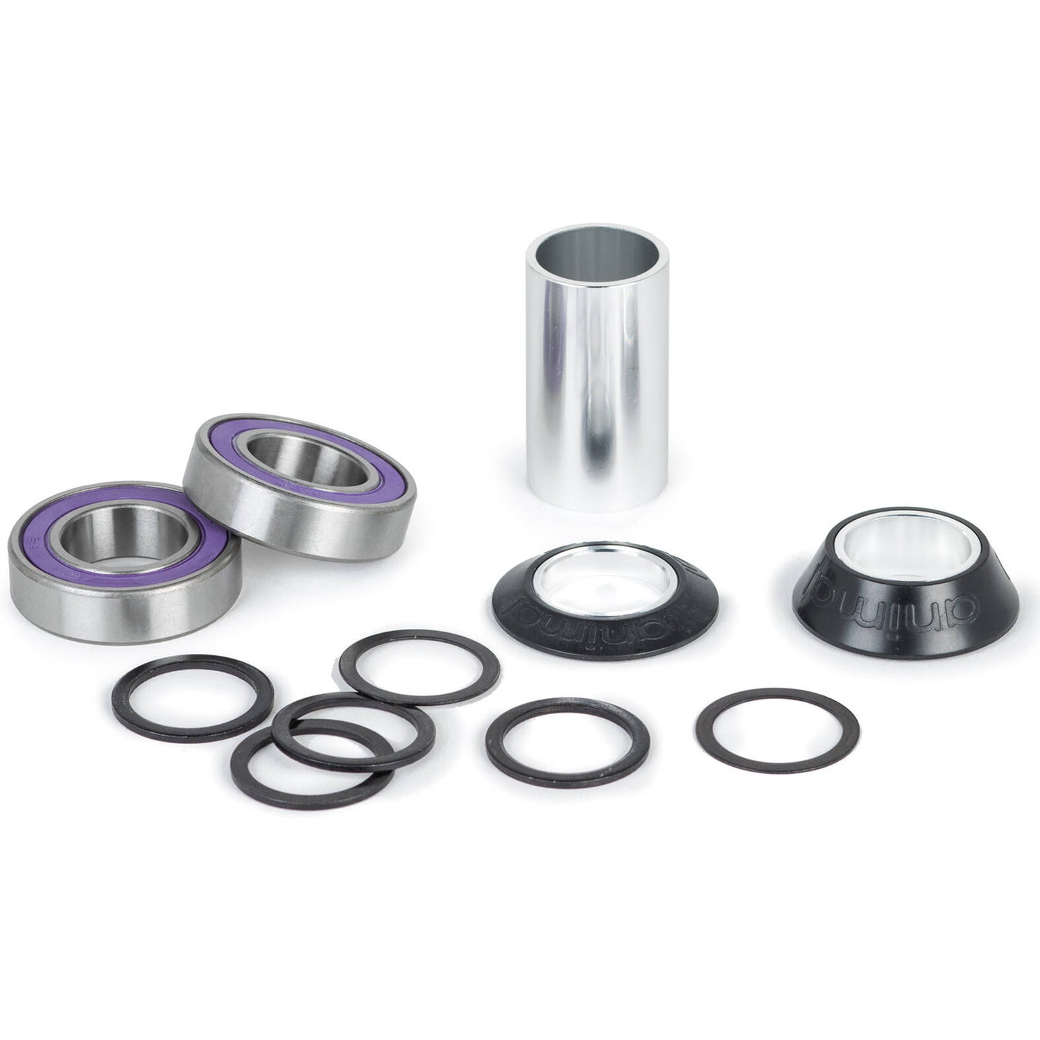 Animal BMX Bottom Bracket - Solid Black 22mm