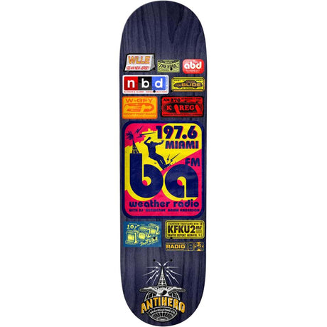 Anti Hero Pro B.A. Antihero Broadcasting Skateboard Deck 8.62"