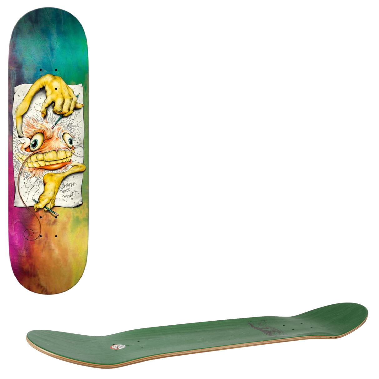 Anti Hero Pro Grimplestix Sesher Skateboard Deck - Hewitt 8.38"