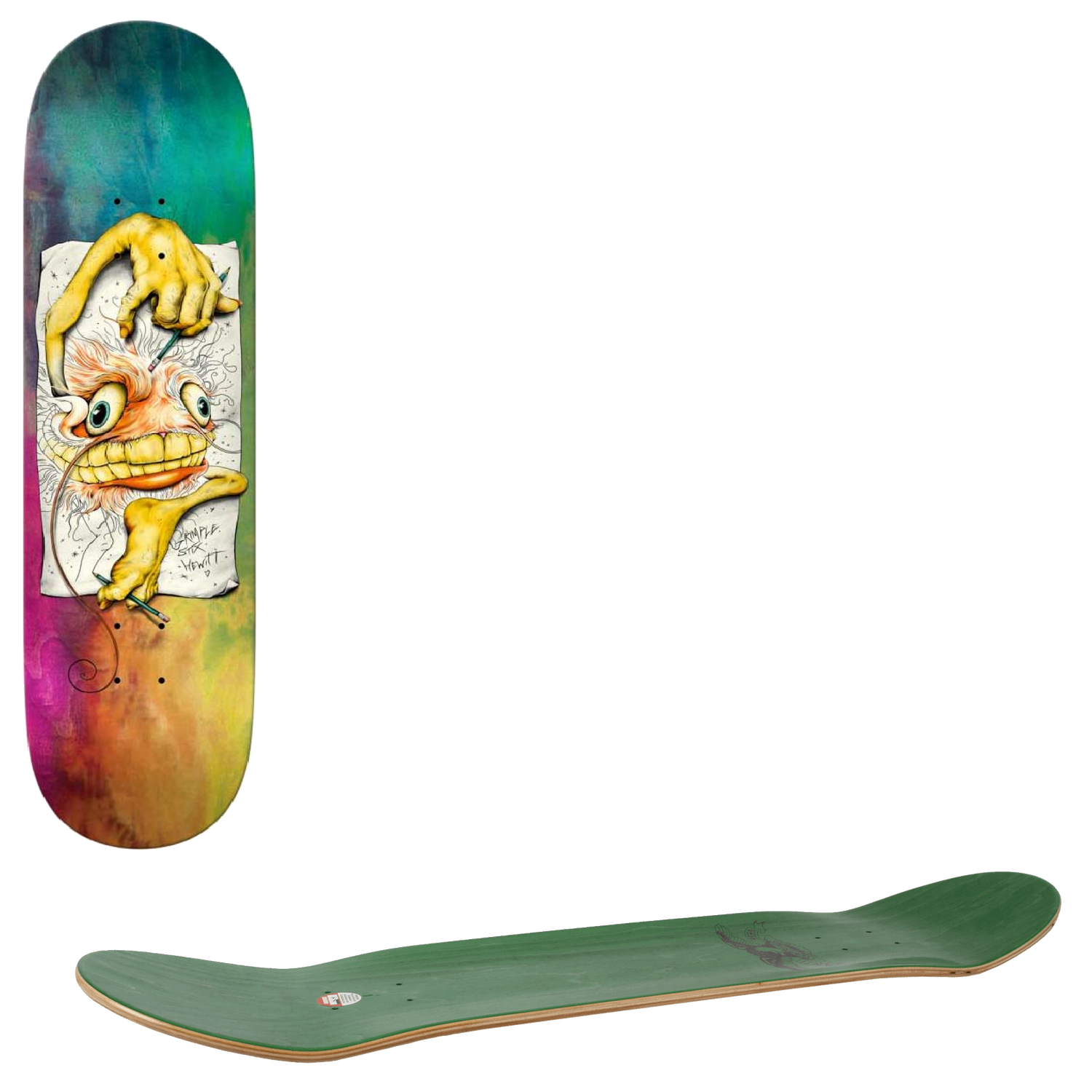 Anti Hero Pro Grimplestix Sesher Skateboard Deck - Hewitt 8.38"