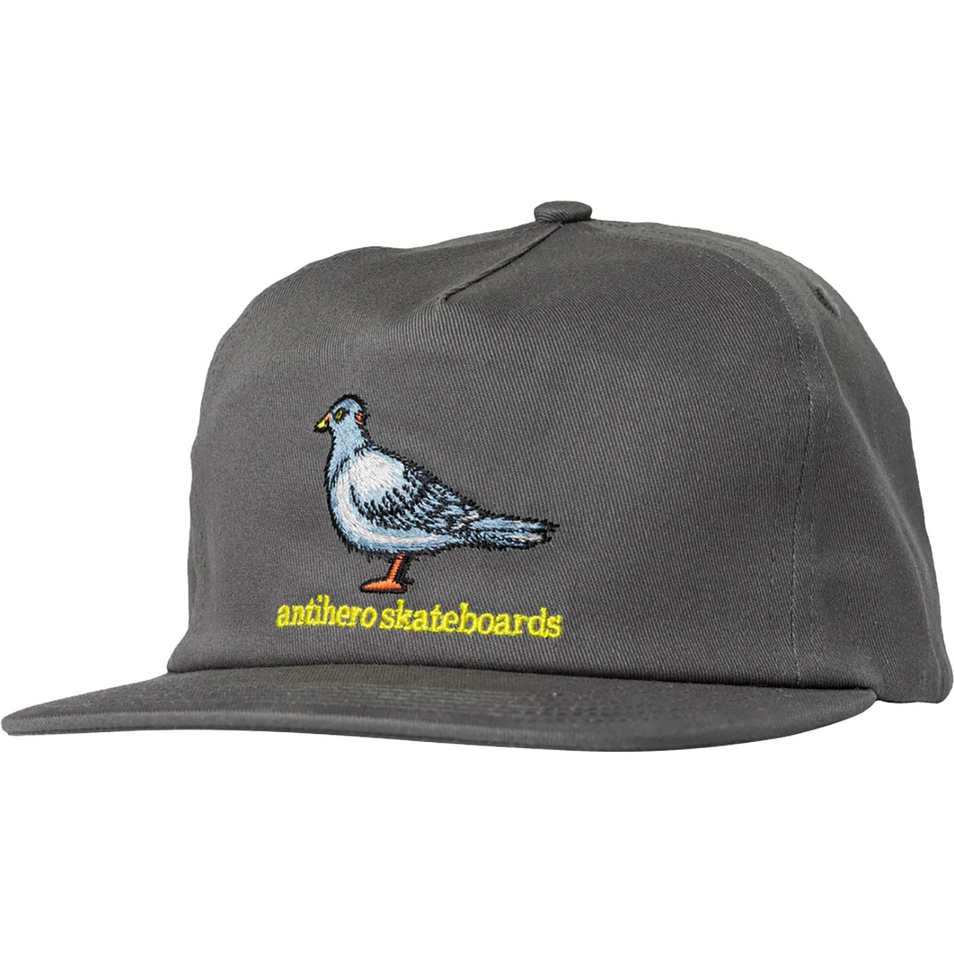 Anti Hero Lil Pigeon Snapback - Grey/Yellow