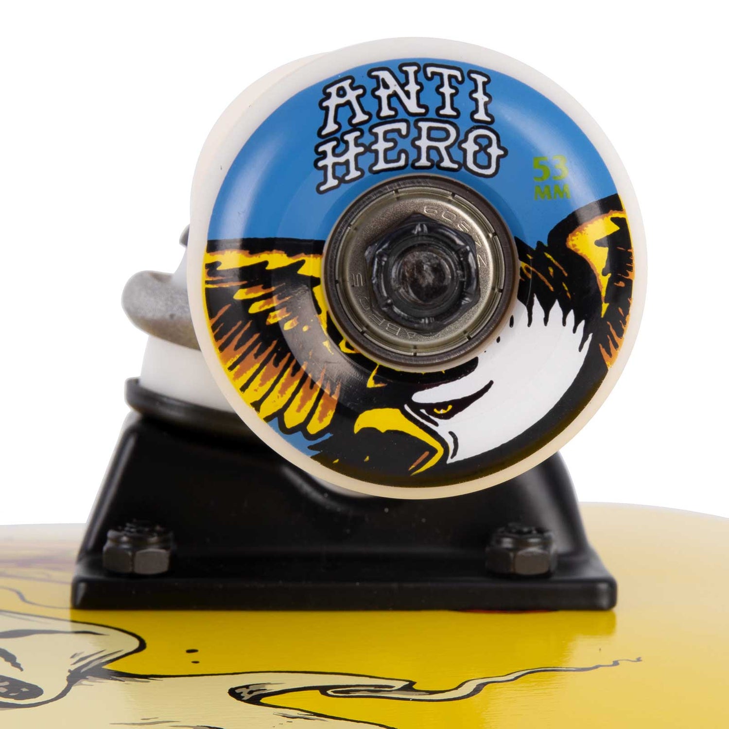 Anti Hero Grimple Eagle Complete Skateboard - Yellow 7.5"