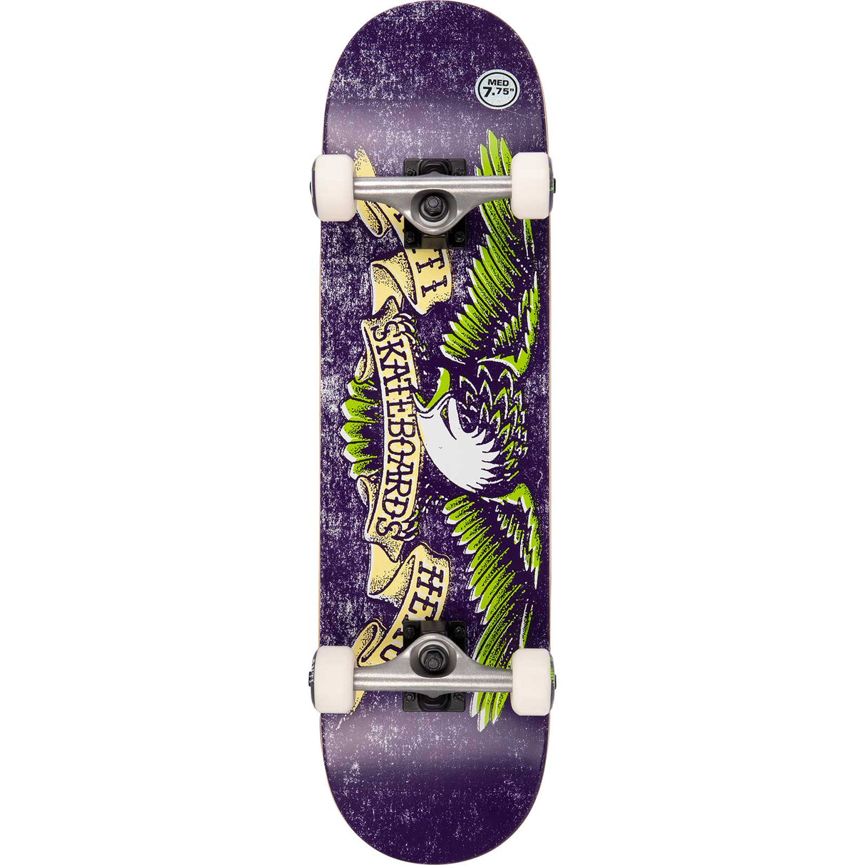 Anti Hero Misregistration Complete Skateboard - Purple 7.75"