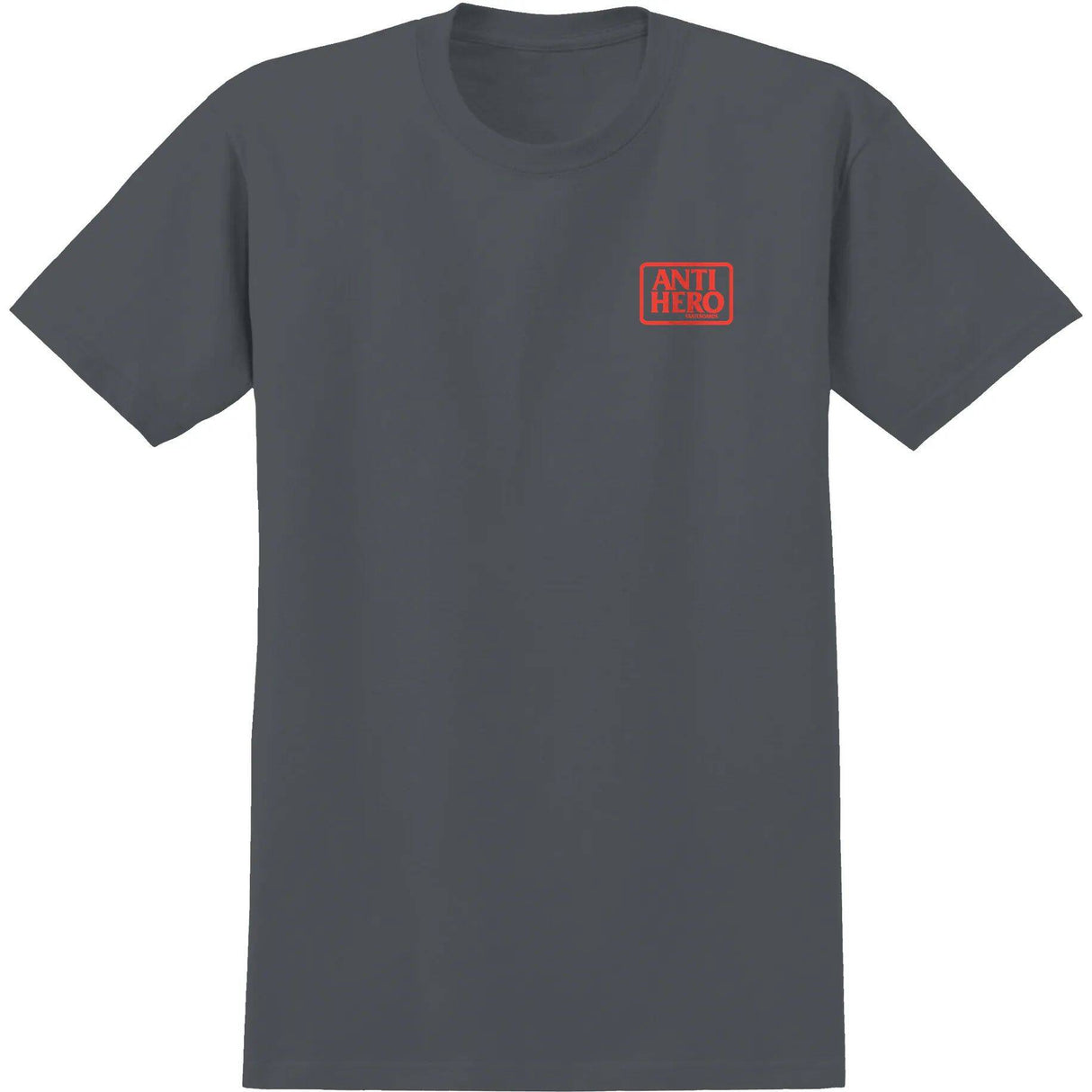 Anti Hero Reserve T Shirt - Charcoal/Red