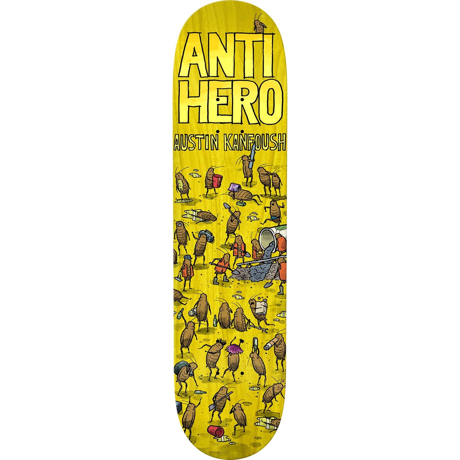Anti Hero Roached Out Skateboard Deck - Kanfoush 8.06"
