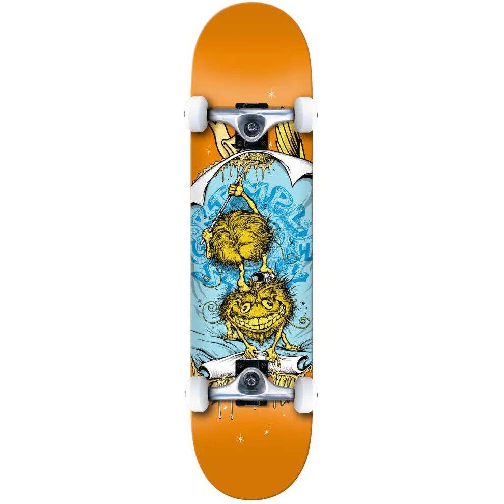 Anti Hero Grimple Glue Complete Skateboard - Orange 7.75''