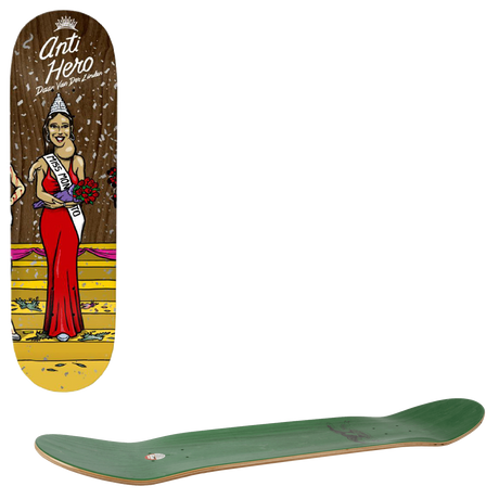 Anti Hero Miss Corp Greed Skateboard Deck - Daan 8.5"