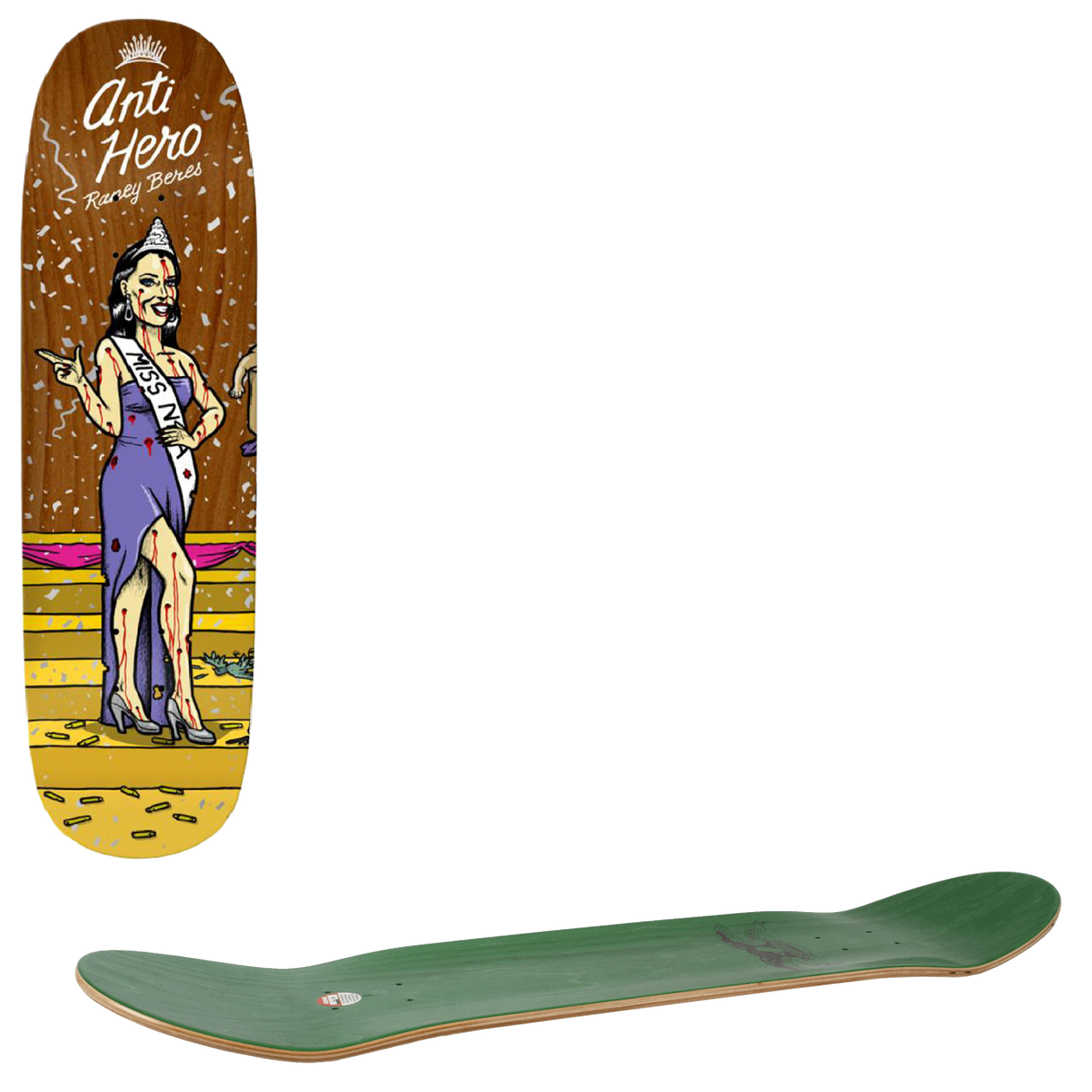Anti Hero Miss Corp Greed Skateboard Deck - Raney 8.63"