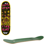 Anti Hero Curb Riot Team Skateboard Deck - Pink 8.5''