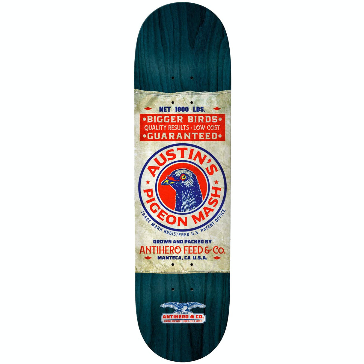 Anti Hero General Mercantile Skateboard Deck - Kanfoush 8.06''