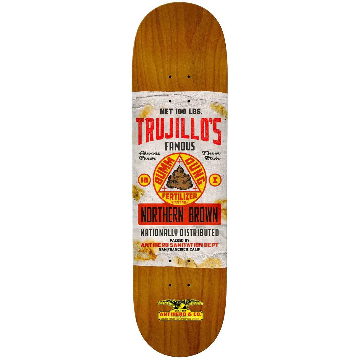 Anti Hero General Mercantile Skateboard Deck - Trujillo 8.5''