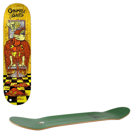 Anti Hero Grimple Snips Skateboard Deck - Evan 8.25''