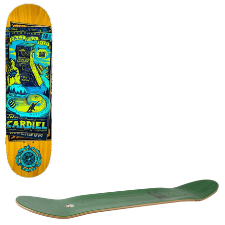 Anti Hero Maps To The Sk8r's Homes Skateboard Deck - Cardiel 8.62''
