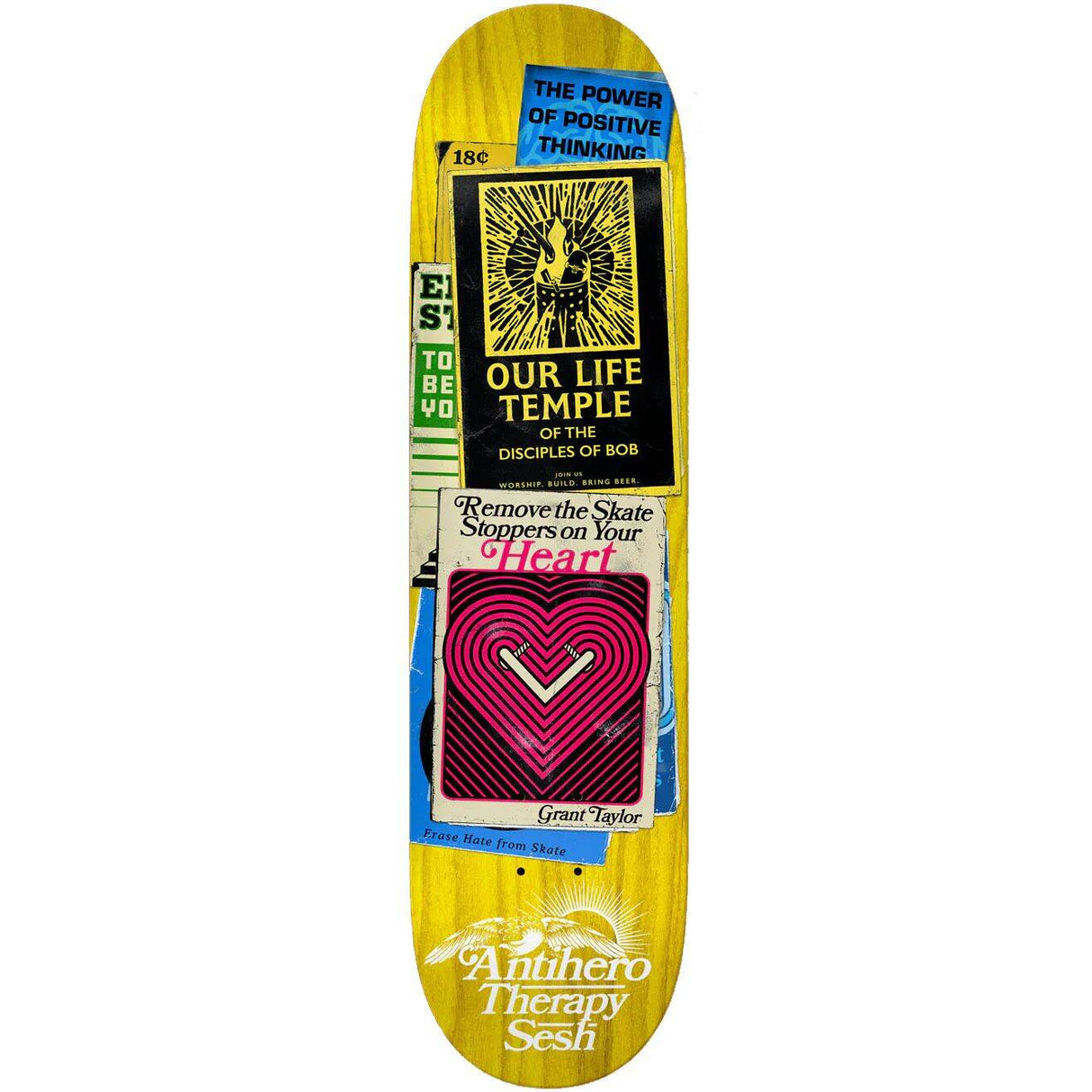 Anti Hero Therapy Sesh Skateboard Deck - Taylor 8.38''