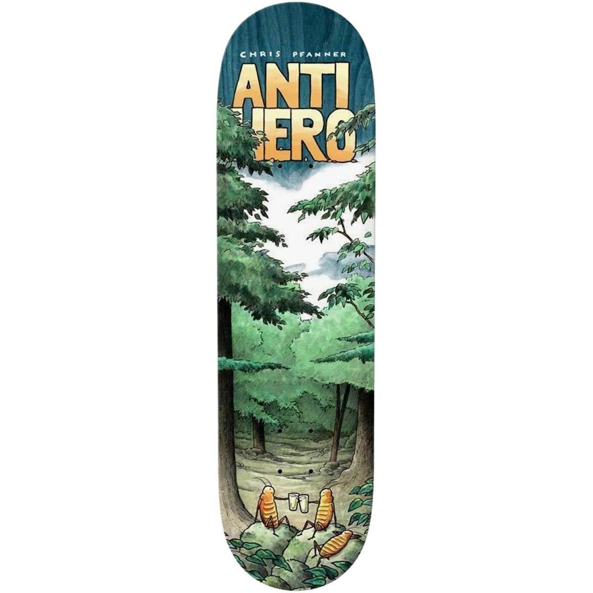 Anti Hero Landscapes Skateboard Deck - Pfanner 8.25"