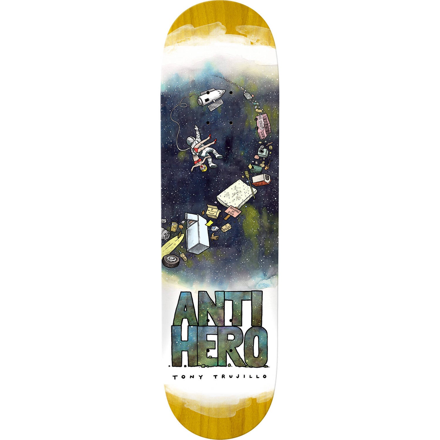 Anti Hero Space Junk Skateboard Deck - Trujillo 8.06"