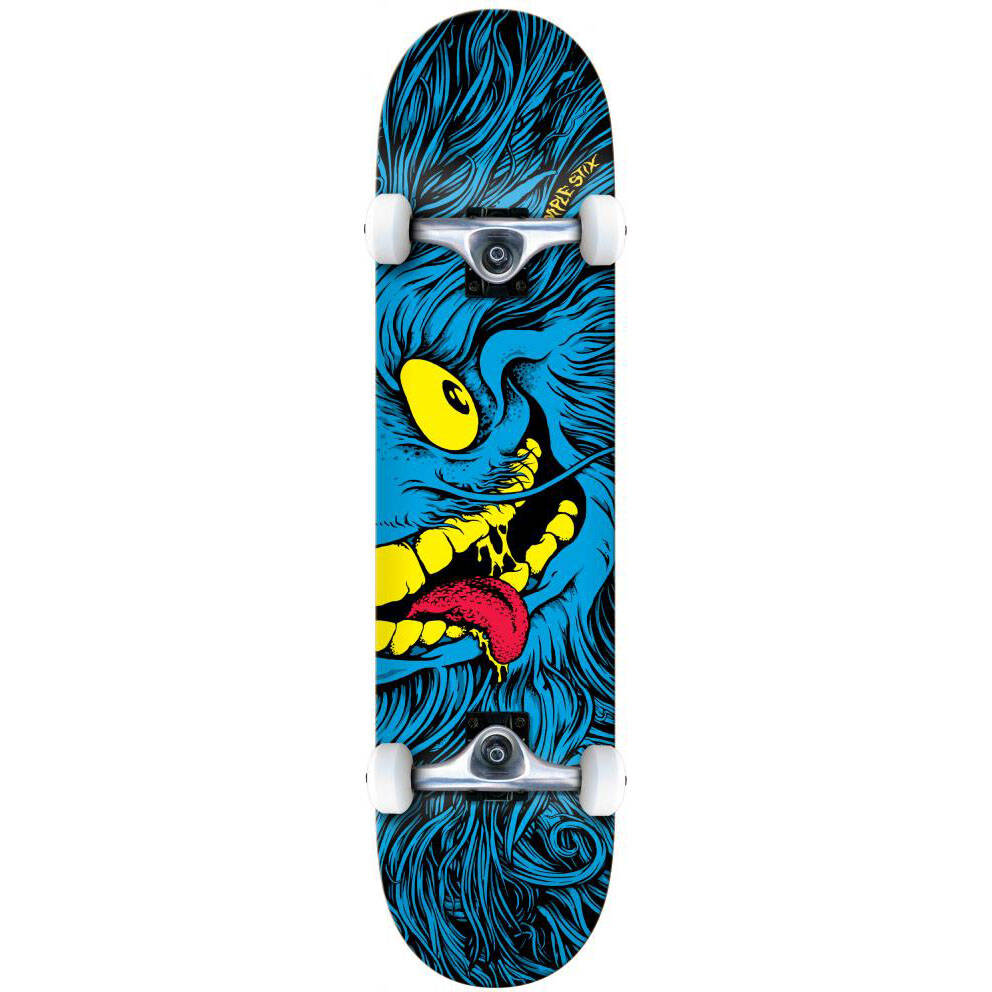 Anti Hero Grimple Full Face Complete Skateboard - Blue 8.25"