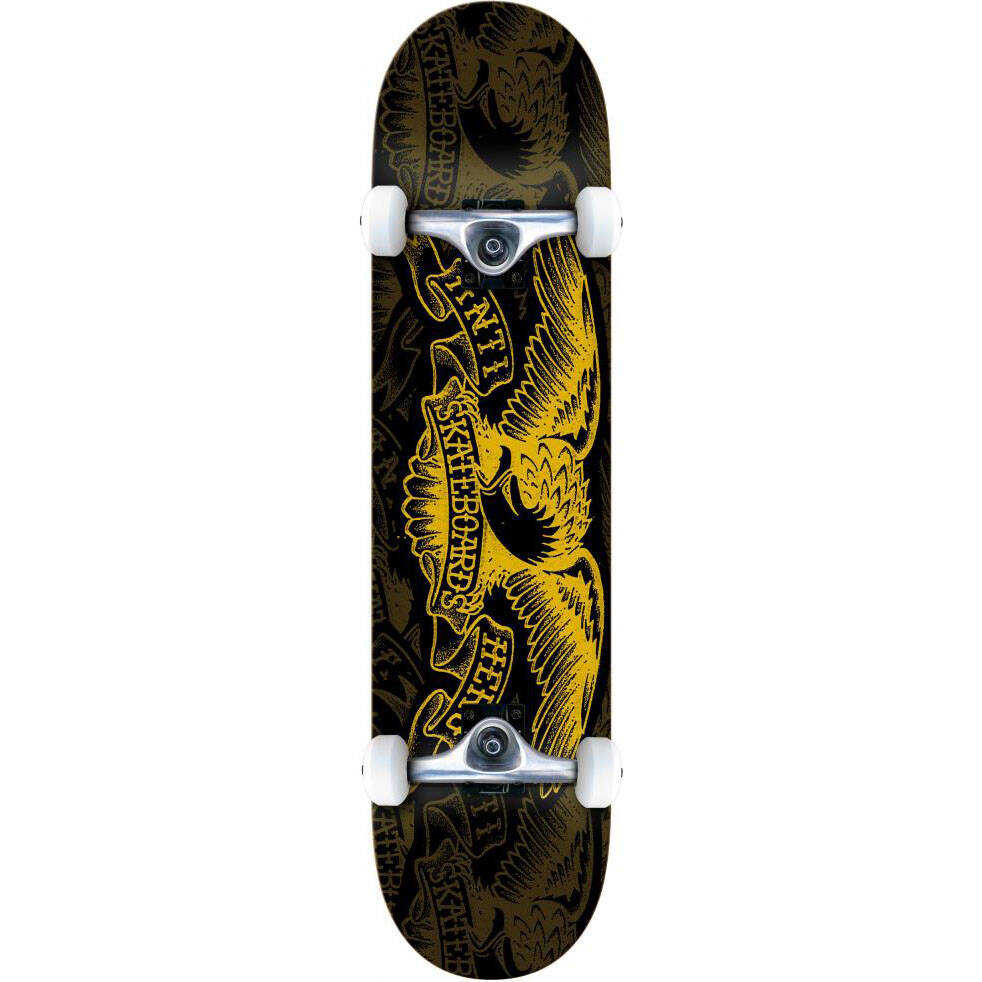Anti Hero Repeater Eagle Complete Skateboard - Yellow 7.75"