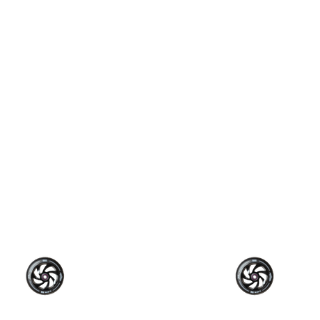 AO Spiral 125mm Scooter Wheel - Black