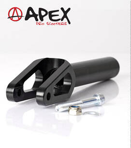 Apex Pro Quantum SCS/HIC Scooter Forks - Black