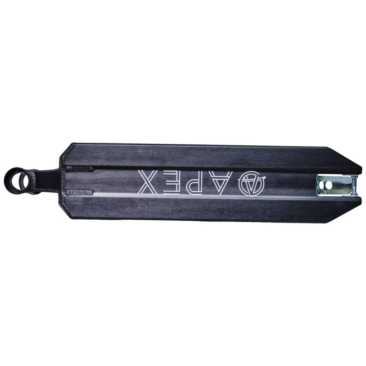 Apex Pro Peg Cut Scooter Deck - Black 19.3" x 5"