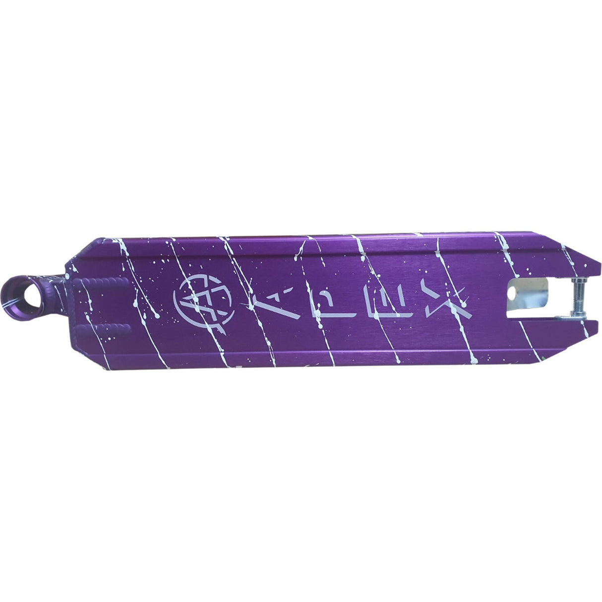 Apex Pro Splatter Scooter Deck - Purple/White 17.5" x 4.5"