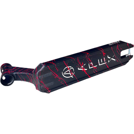 Apex Pro Splatter Scooter Deck - Black/Red 17.5" x 4.5"