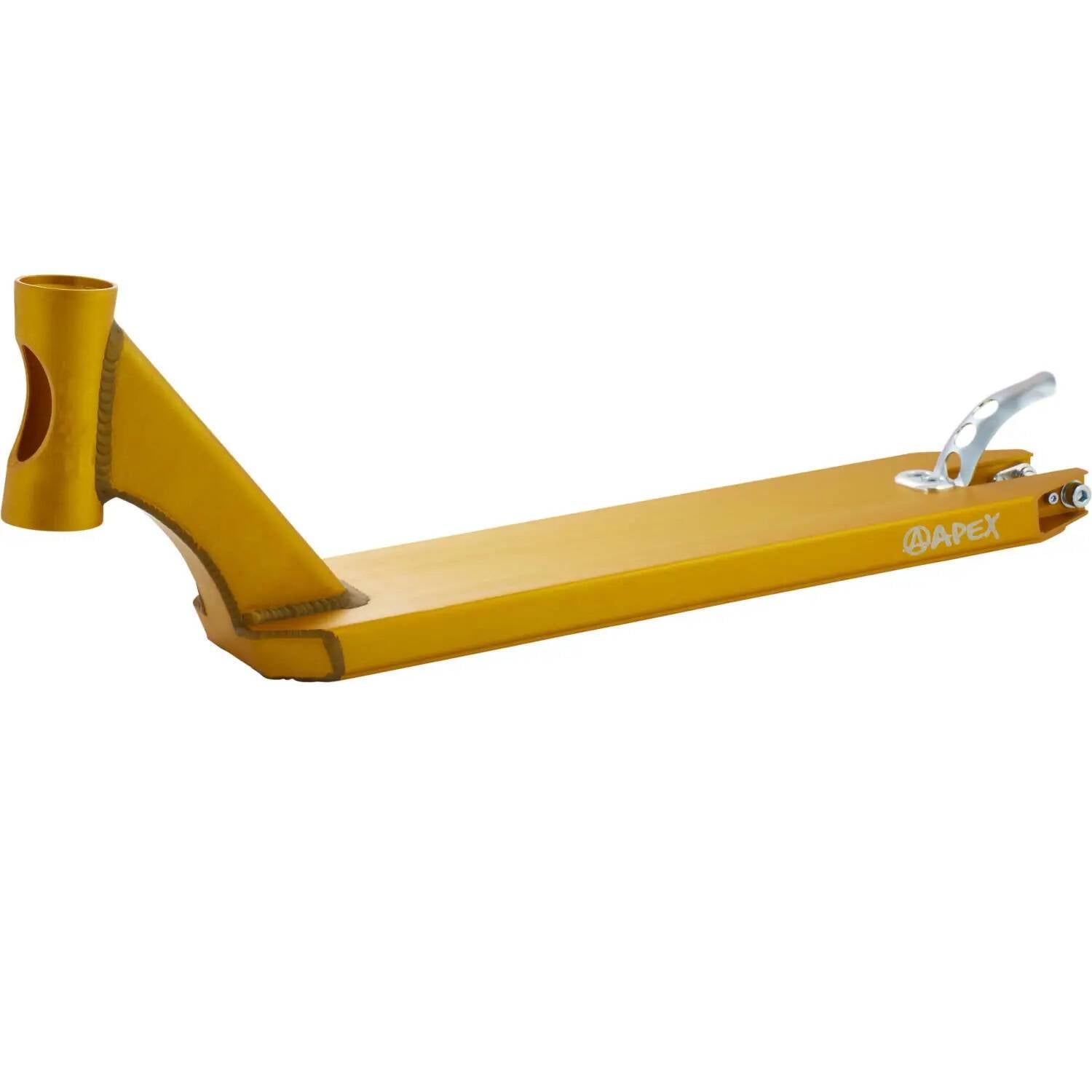 Apex Pro Scooter Deck - Gold 20.1" x 4.5"