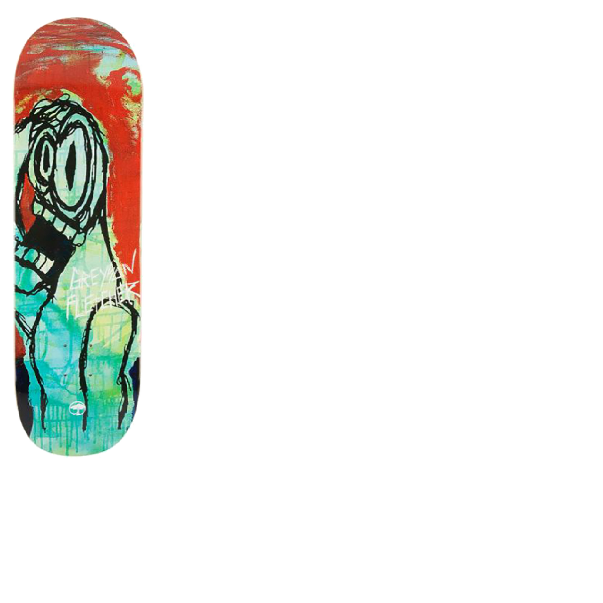 Arbor Greyson Delusion Skateboard Deck - Multi 8.25"