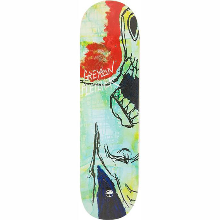 Arbor Greyson Delusion Skateboard Deck - Multi 8.5"
