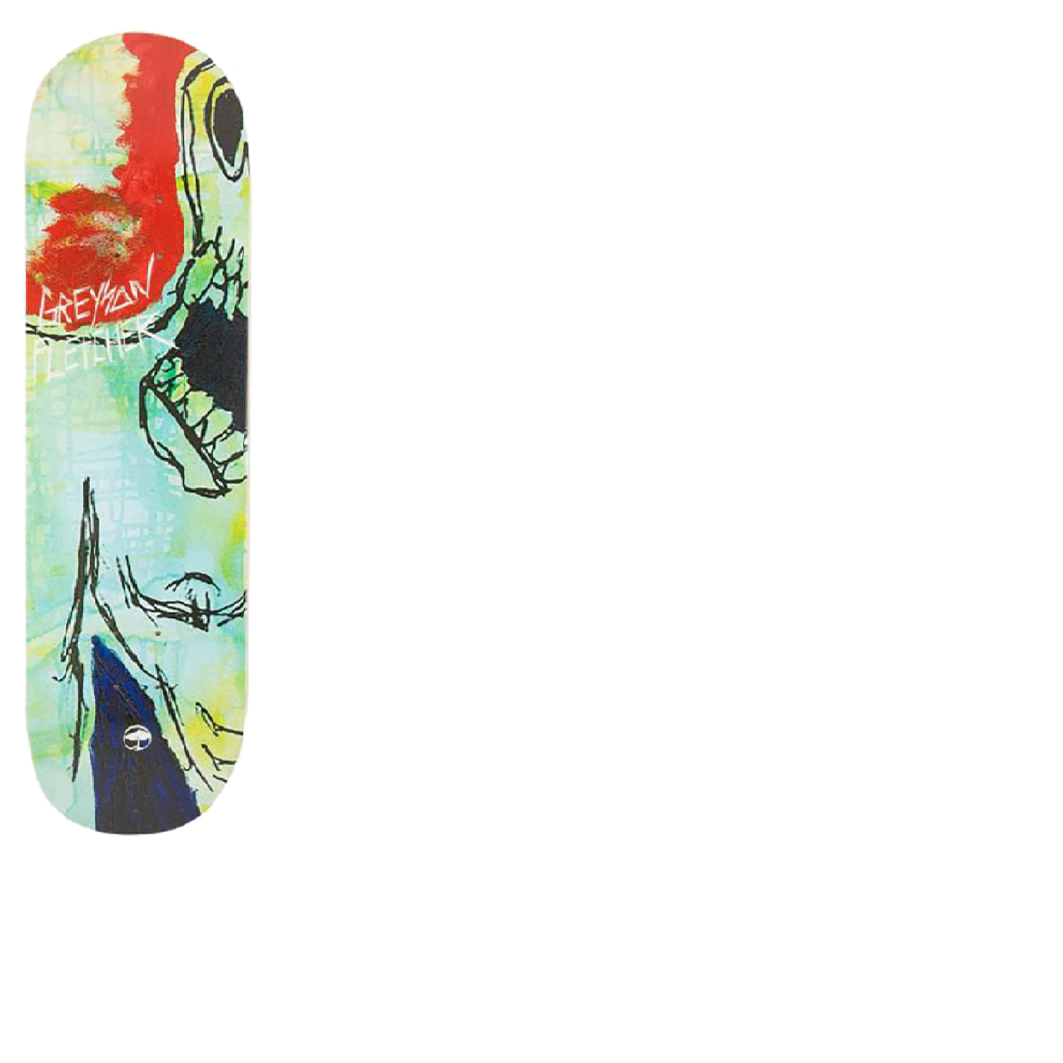 Arbor Greyson Delusion Skateboard Deck - Multi 8.5"