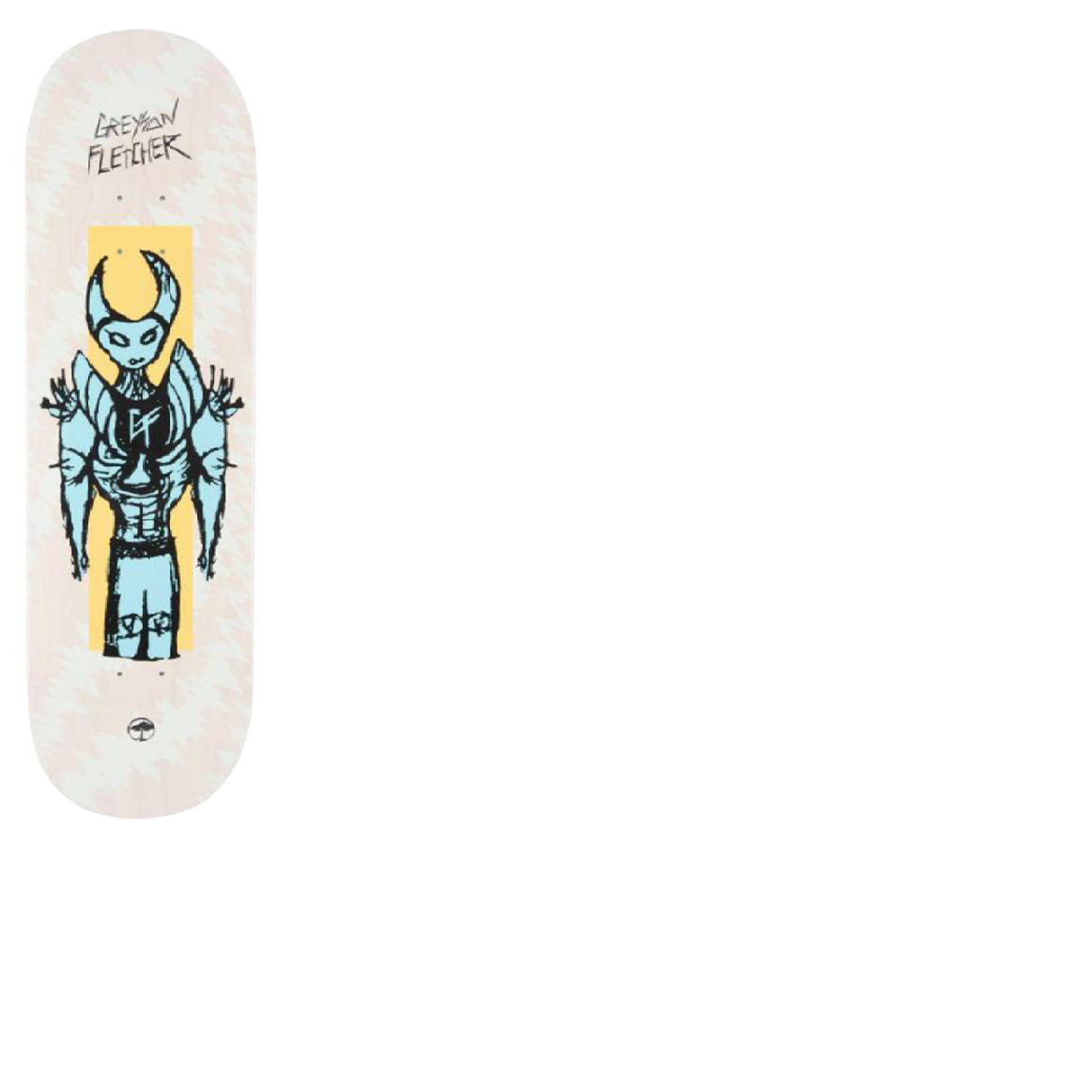 Arbor Greyson Darksider Skateboard Deck - Multi 8.75"