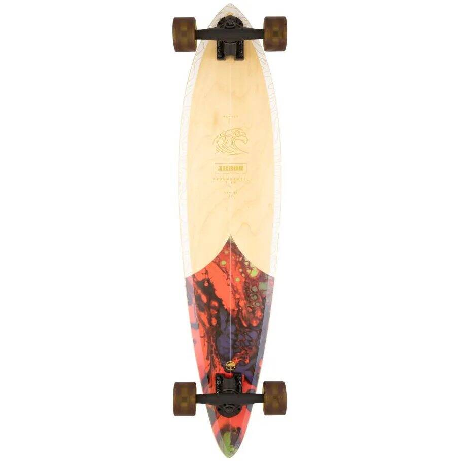 Arbor Groundswell Fish Pintail Complete Longboard - Multi 37''