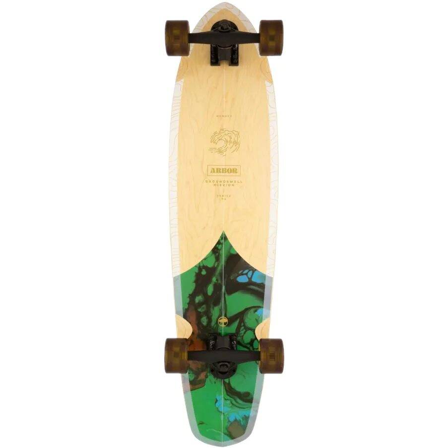 Arbor Groundswell Mission Pintail Complete Longboard - Multi 35''