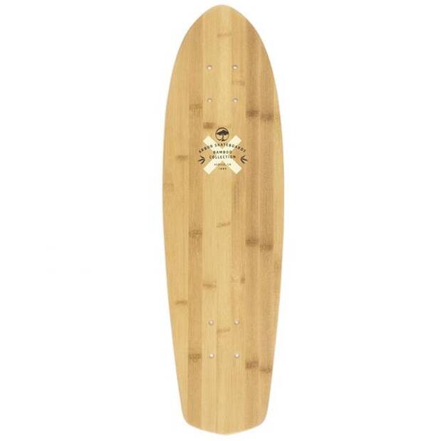 Arbor Bamboo Pocket Rocket Cruiser Longboard Deck 27" x 7.75"