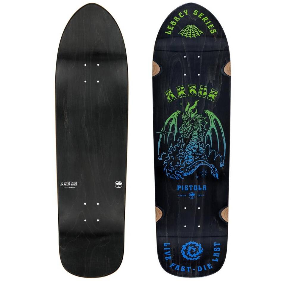 Arbor Legacy Pistola Spellbound Longboard Deck 9.25"