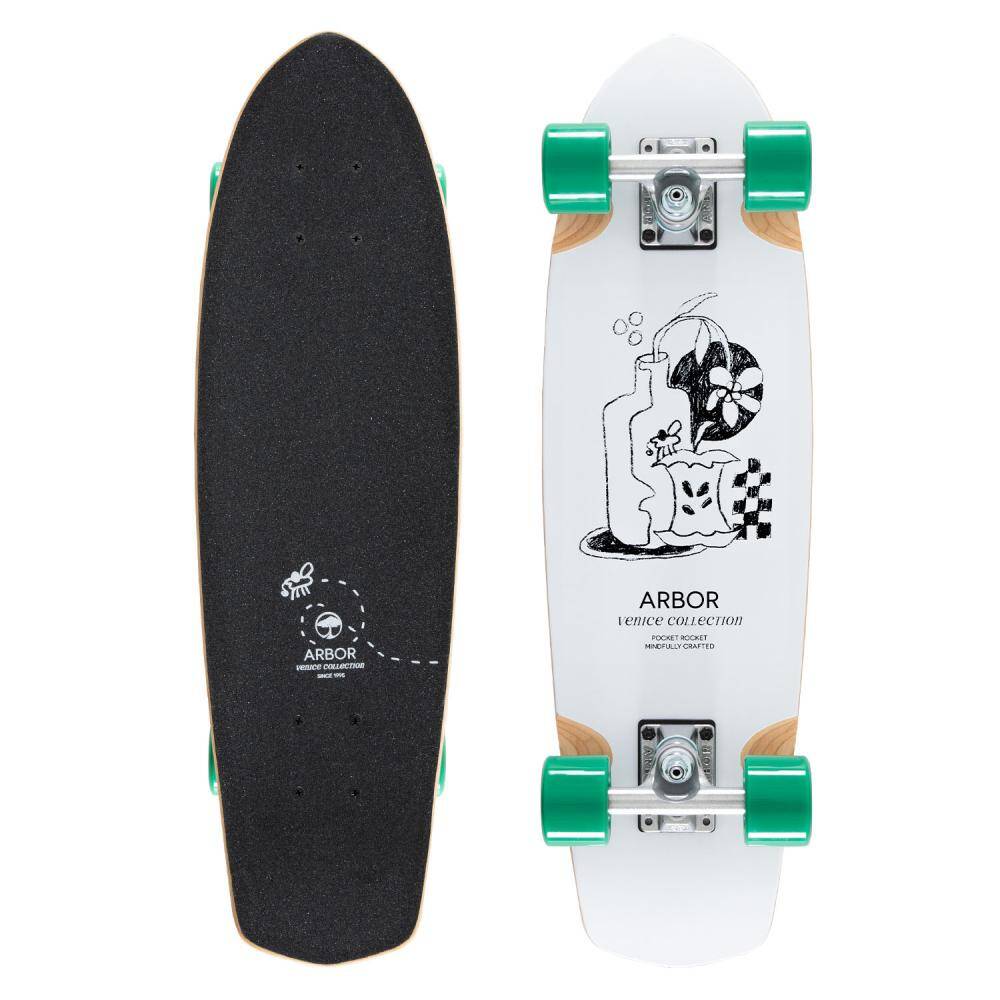 Arbor Venice Pocket Rocket Cruiser Complete Longboard - Decay 27"