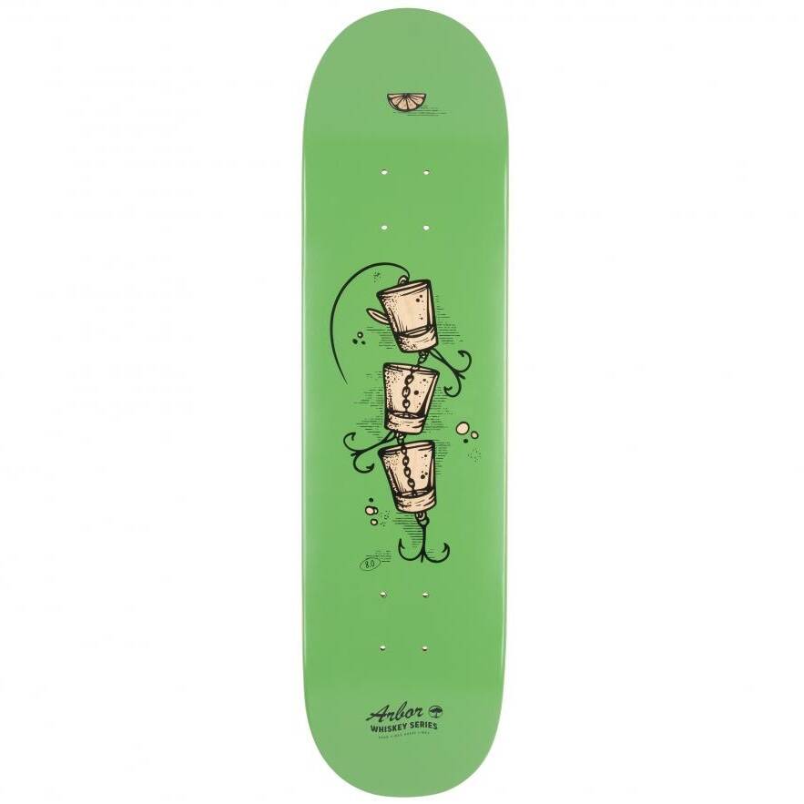 Arbor Whiskey Upcycle Skateboard Deck 8"