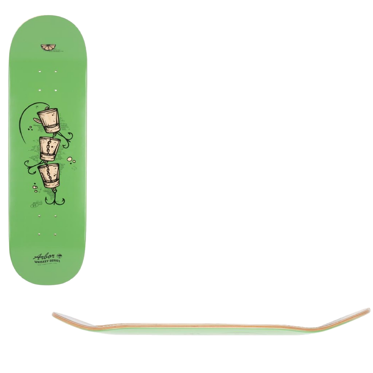 Arbor Whiskey Upcycle Skateboard Deck 8"