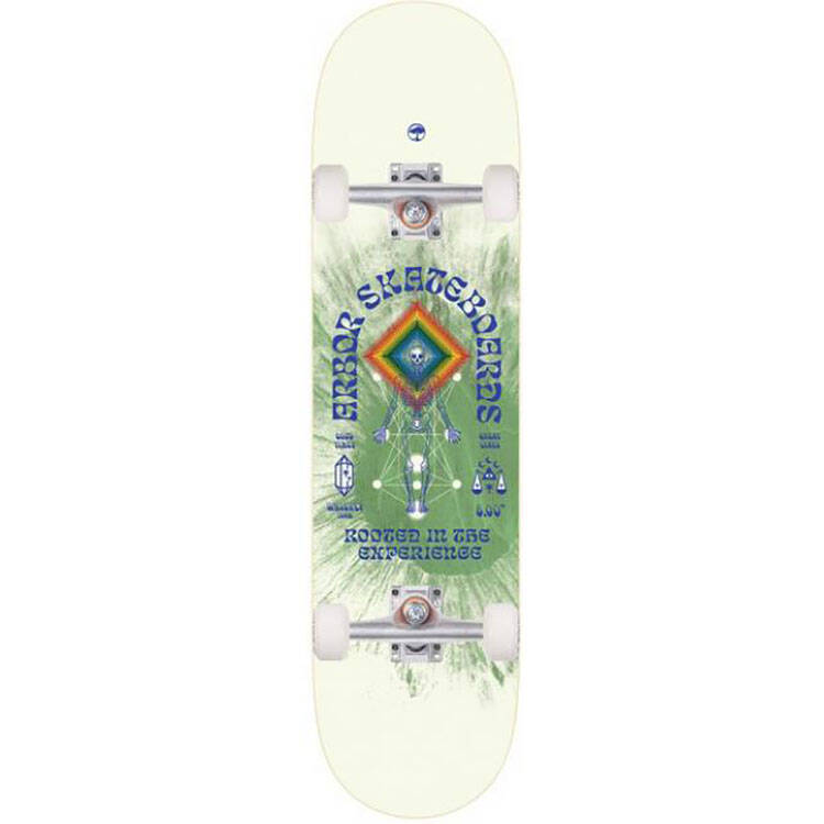 Arbor Street Whiskey Experience Complete Skateboard - Green 8''