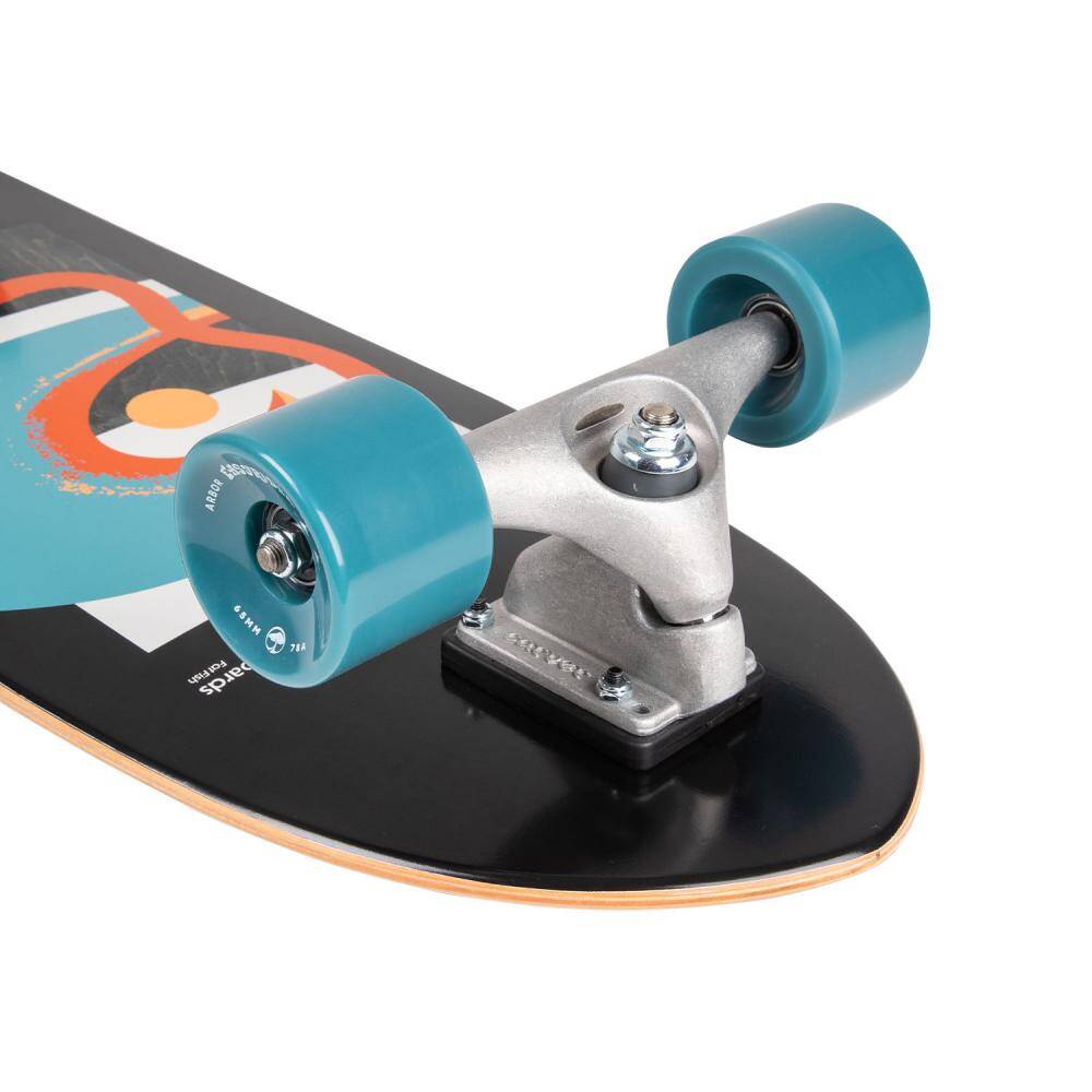 Arbor Surfskate CX Cruiser Complete Longboard - Fat Fish 32"x10"