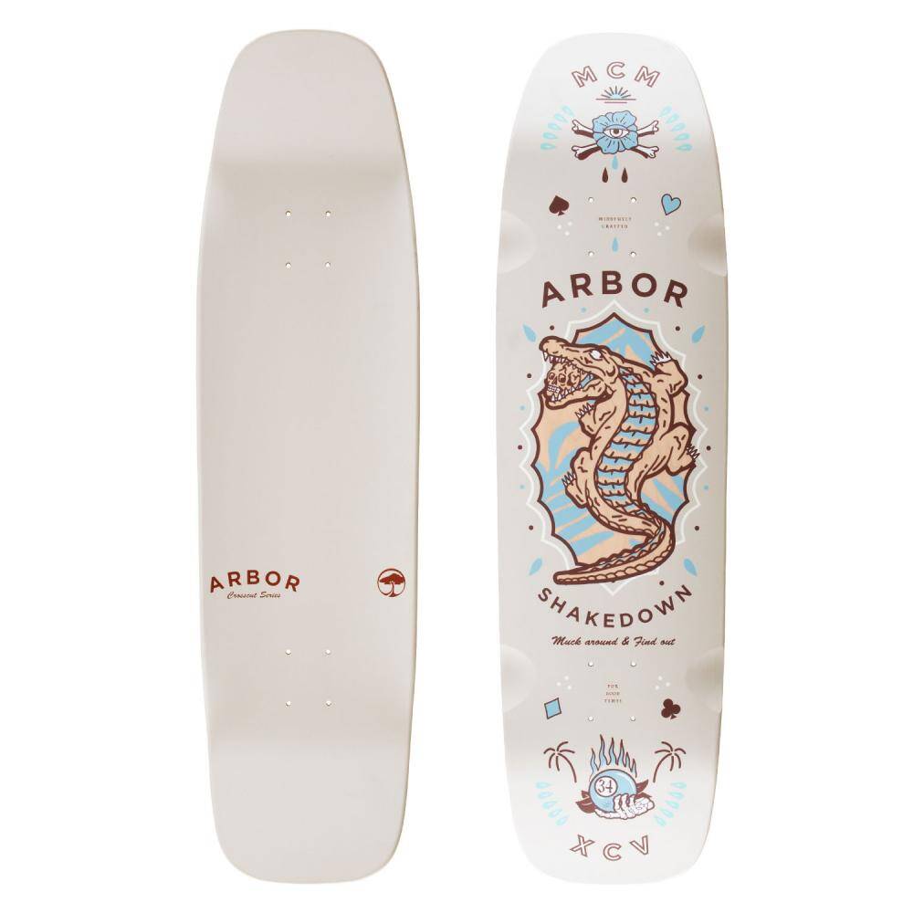 Arbor Shakedown Longboard Deck - Deathroll 34"