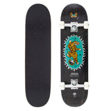 Arbor Street Inked Complete Skateboard - Tiger 8.25"