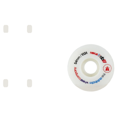 Autobahn Nexus Skateboard Wheels 53mm - White