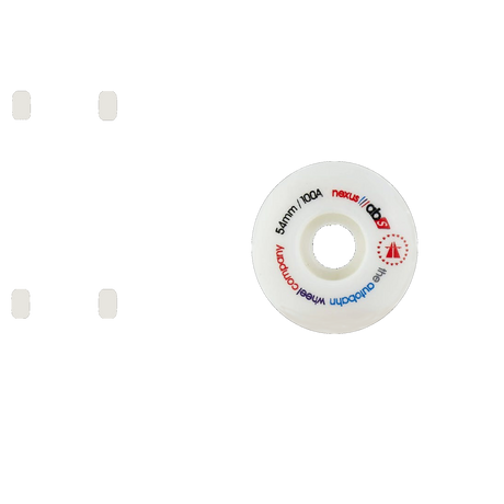 Autobahn Nexus Skateboard Wheels 52mm - White
