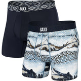 Saxx Ultra Super Soft Boxer Brief Fly 2pk - Foggy Mountains